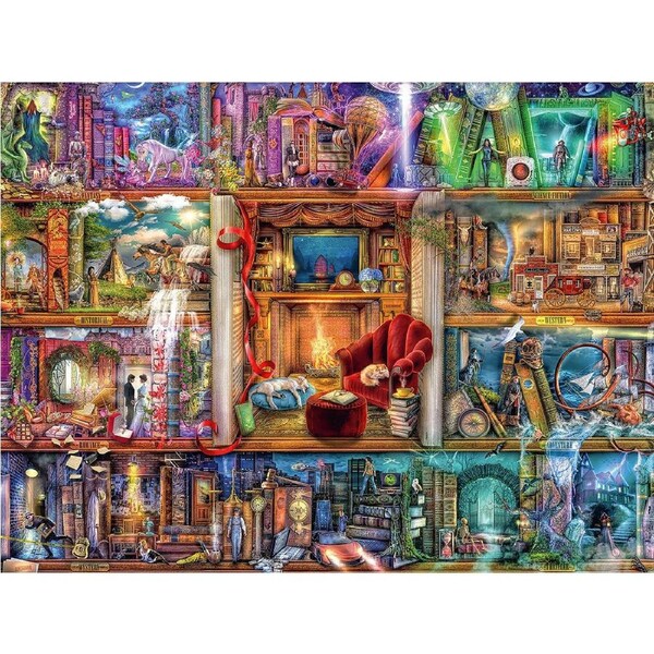 1500pc Ravensburger The Grand Library Family Jigsaw Puzzles Pieces Set