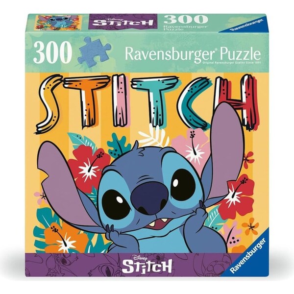 300pc Ravensburger Disney Stitch Themed Family Jigsaw Puzzle Pieces Set