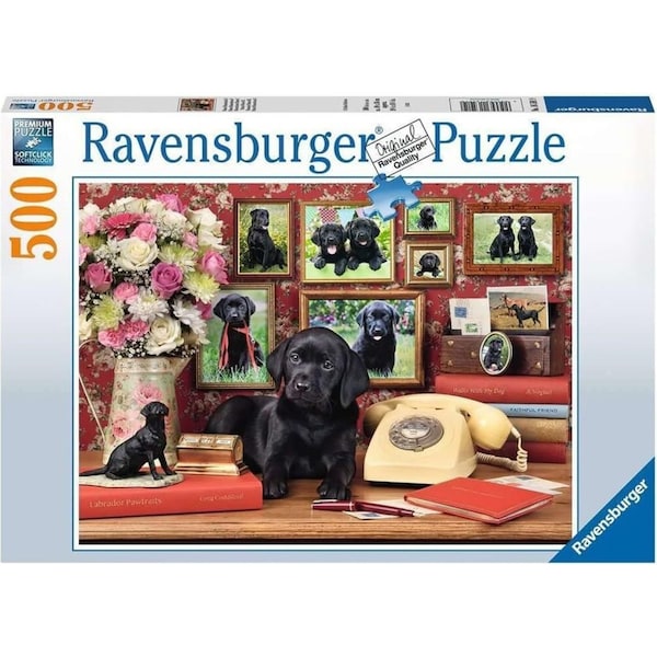 500pc Ravensburger My Loyal Friends Theme Family Jigsaw Puzzle Pieces Set