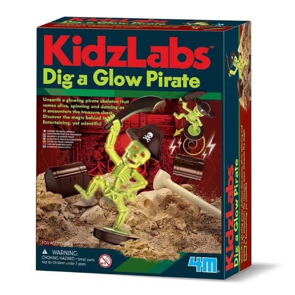 4M - KidzLabs - Magnet Pirate Skeleton
