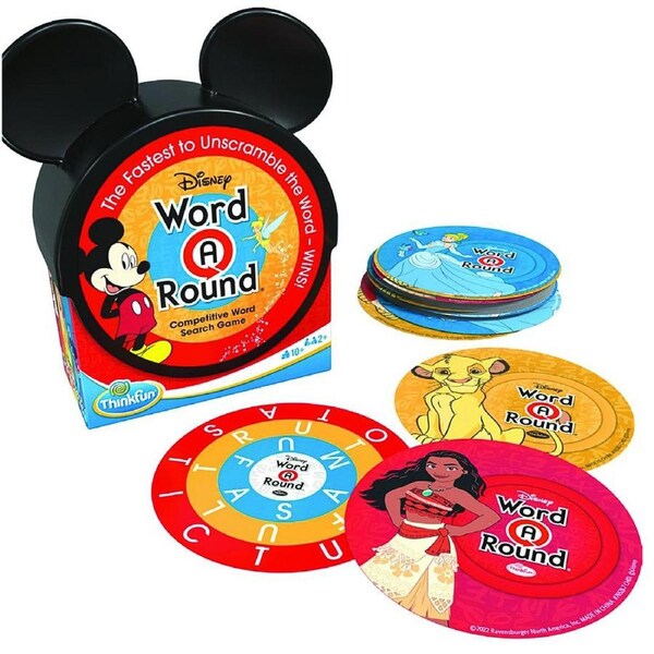 ThinkFun Word A Round Disney Edition Word/Language Skills Game Kids/Family 10y+