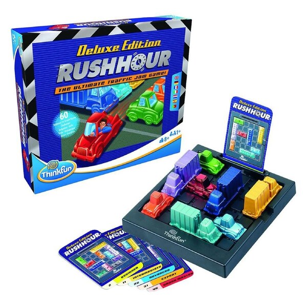 ThinkFun Rush Hour Deluxe Edition Logic And Problem Solving Game Kids 8y+