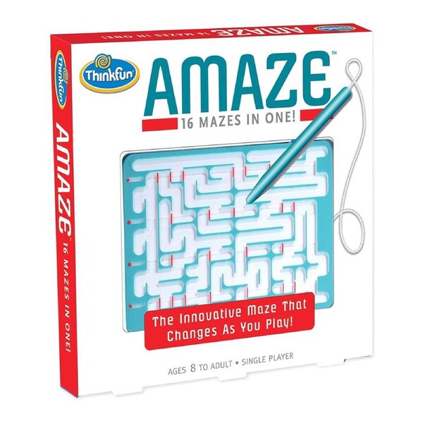 ThinkFun Amaze Maze Tracing Game Toy w/ Stylus Fun Play Kids/Children 8y+