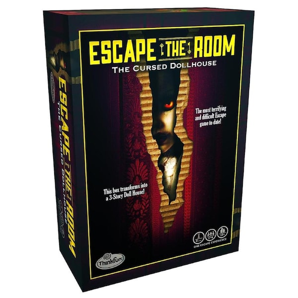 ThinkFun Escape The Room: The Cursed Dollhouse Family Board Game Family 13+