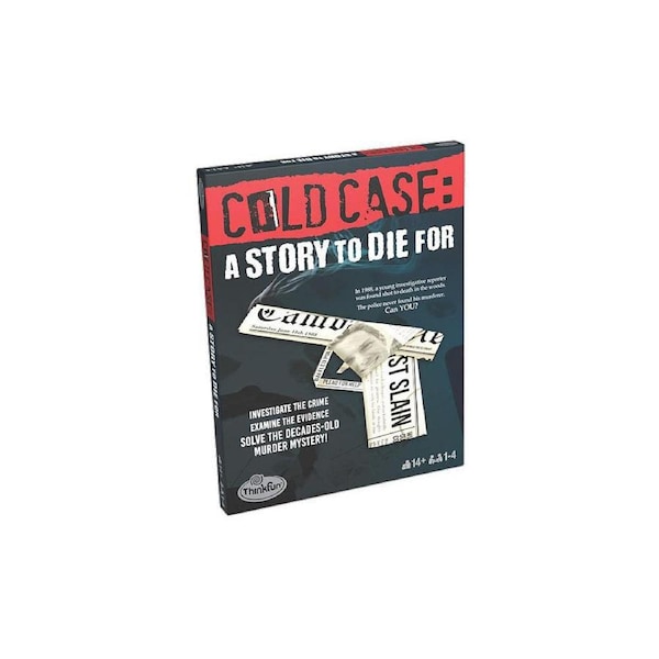 ThinkFun Cold Case: A Story to Die For Puzzle/Problem Solving Game Family 14y+