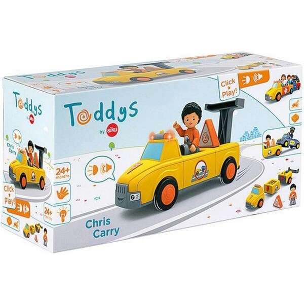 2pc Toddys Chris Carry Figure & Vehicle Kids/Children Interactive Play Toy 18m+