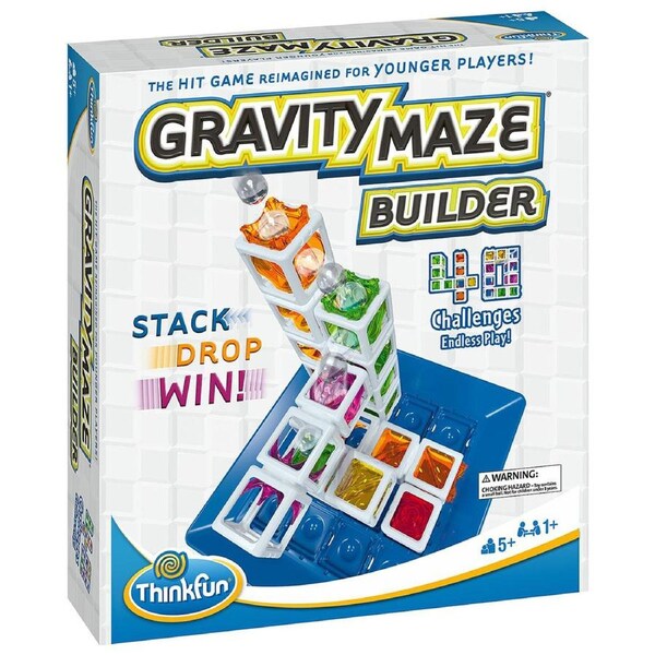 ThinkFun Gravity Maze Builder Stacking Logic Game Play Set Kids/Children 5y+