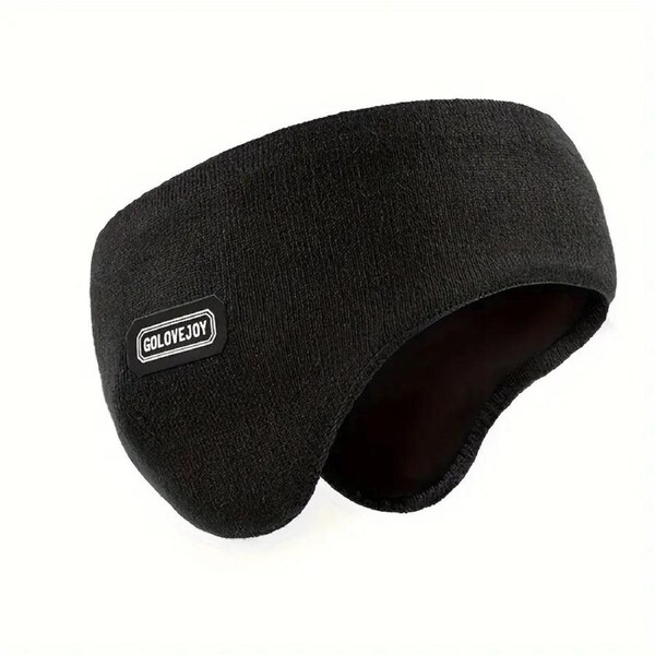 Warm Mens Winter Earmuffs Ear Cover Protection Running Headband in Black