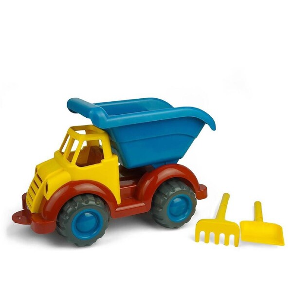 Viking Toys Super Mighty Tipper Truck w/ Spade/Rake Toy Play Set Kids 12m+
