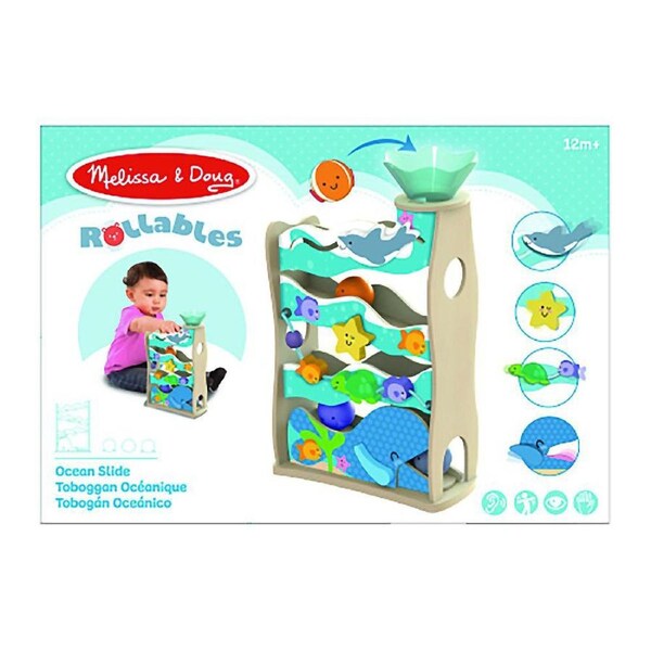 Melissa & Doug Rollables Ocean Slide Kids/Childrens Interactive Play Toy 12m+