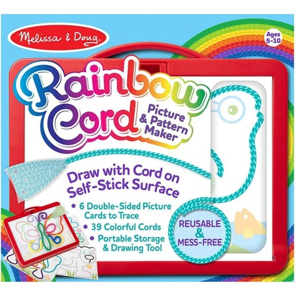 Melissa & Doug Rainbow Cord & Picture Pattern Maker Kids/Childrens Toy 4y+