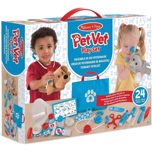 Melissa & Doug Examine & Treat Pet Vet Play Set Kids/Childrens Play Toy 3y+