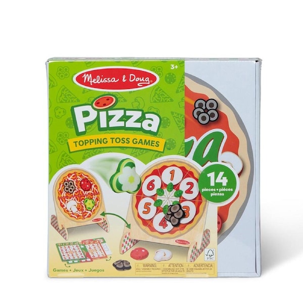 Melissa & Doug Pizza Topping Toss Kids/Childrens Interactive Play Toy 3y+