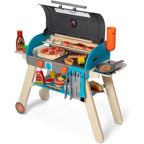 Melissa & Doug Deluxe Grill & Pizza Oven Play Set Kids/Childrens Toy 3y+