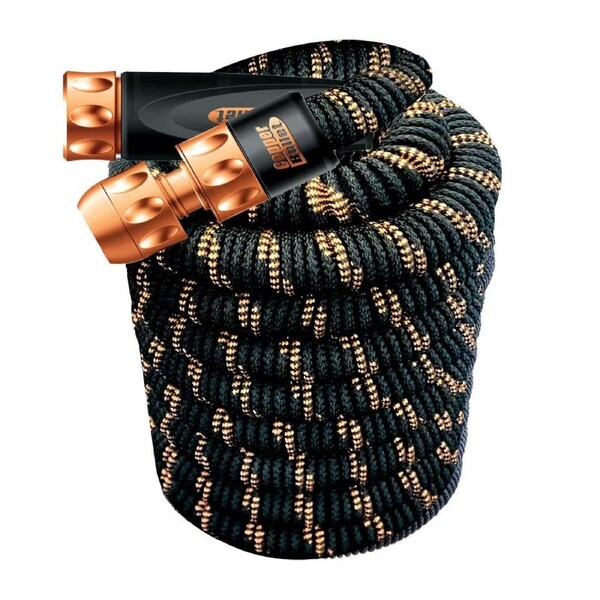 Pocket Hose Copper Bullet 30m - Premium Expanding Outdoor Garden Hose With Turbo Nozzle - Kink-Free, Tear Resistant, Lightweight, Durable, Copper Infused and Lead Free