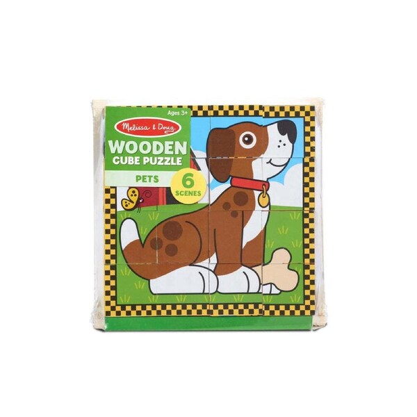 16pc Melissa & Doug Cube Puzzle Pets Kids/Childrens Interactive Play Toy 3y+