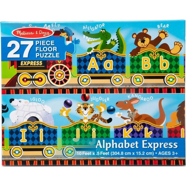 27pc Melissa & Doug Alphabet Express Floor Puzzle Kids/Childrens Toy 3y+