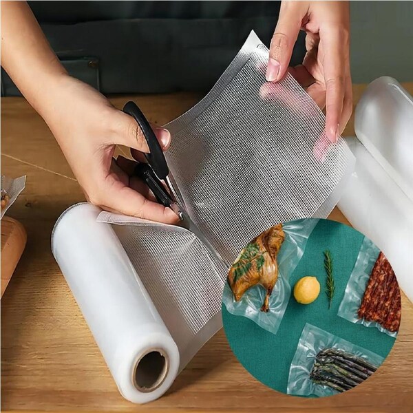 Vivva 10 Rolls Vacuum Food Sealer Saver Bag 30CMX6M Seal Storage Commercial Grade