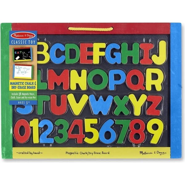 Melissa & Doug Magnetic Chalk/Dry-Erase Board Kids/Childrens Interactive Toy 3y+
