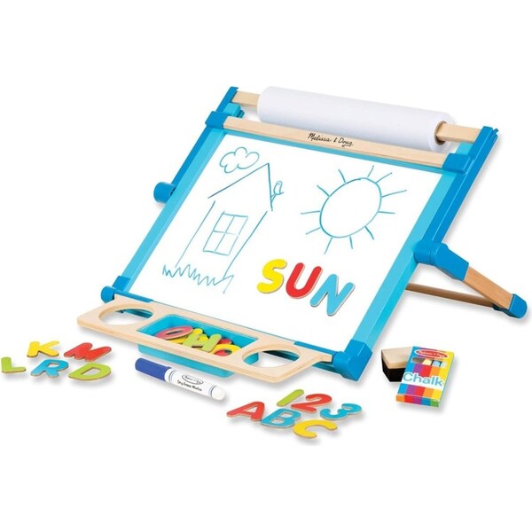Melissa & Doug Table Top Easel Kids/Childrens Interactive Play Toy Playset 3y+