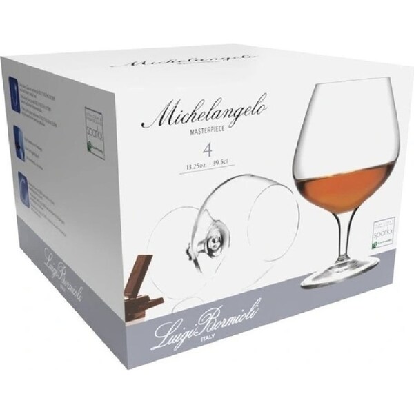 Luigi Bormioli Michelangelo Cognac Glasses 395ml Set 4