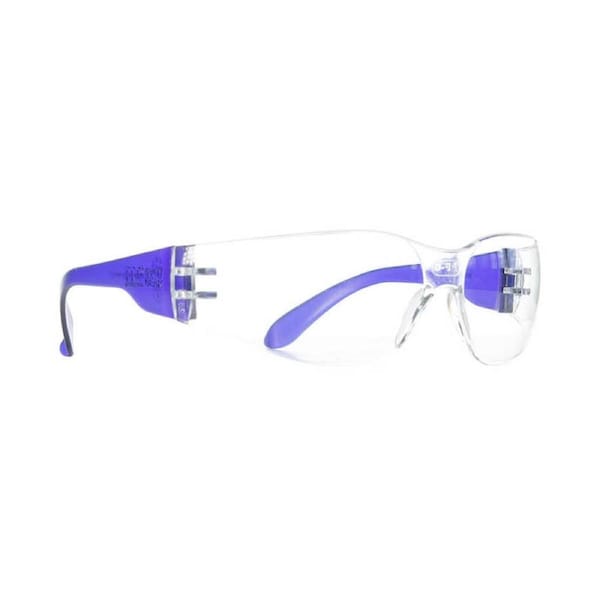 Pro Choice 1600 - Tsunami Safety Glasses Clear Lenses - Blue