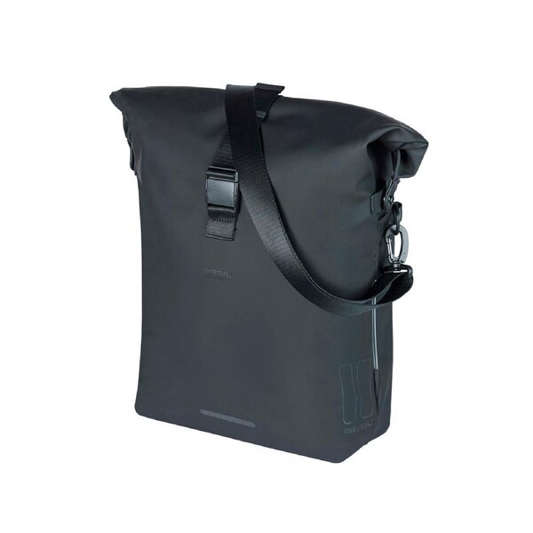 Basil Soho MIK Side Bicycle Shoulder Bag 17L Night Black - Black