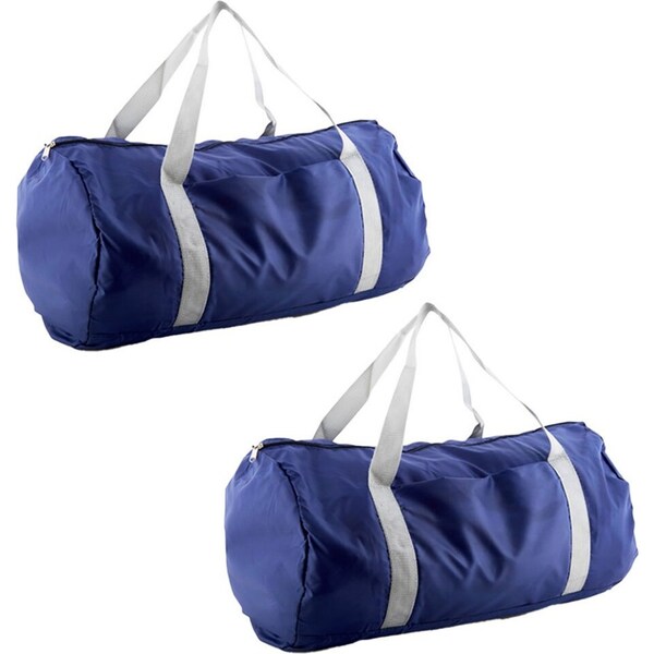 2x Tosca Fold Up Travel Overnight Large Duffle Carry Bag w/ Dual Shoulder Straps