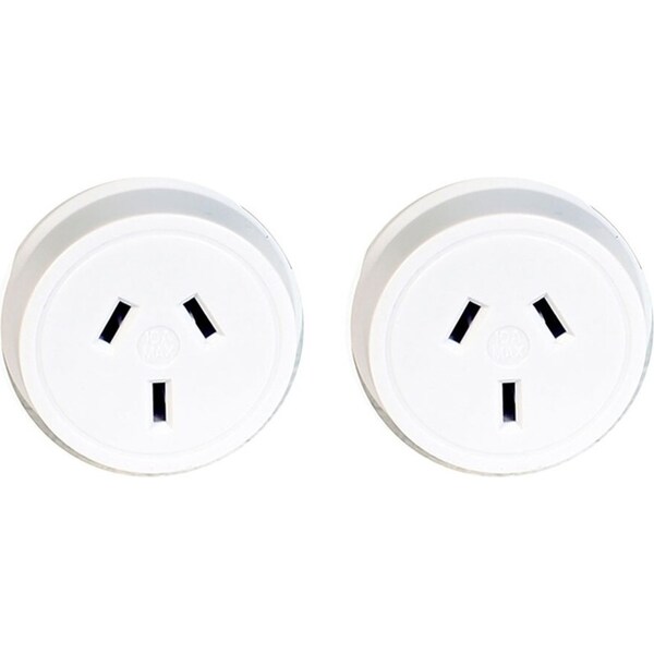 2x Tosca OB Travel Compact Power Adapter Converter Plug - BAL/EUR Compatibility
