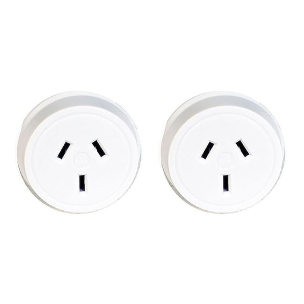 2x Tosca OB Travel Compact Power Adapter Converter Plug - UK/HK Compatibility