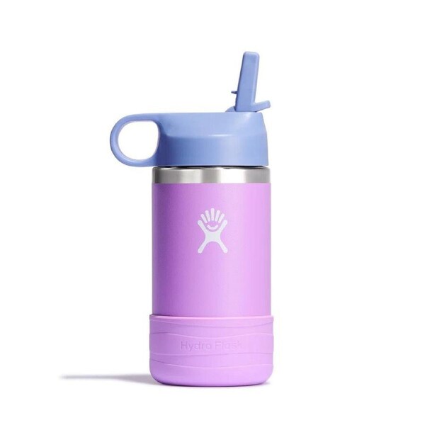 Hydro Flask Hydration Kids Bottle Wide Mouth With Straw Lid 12oz/354ml - Anemone