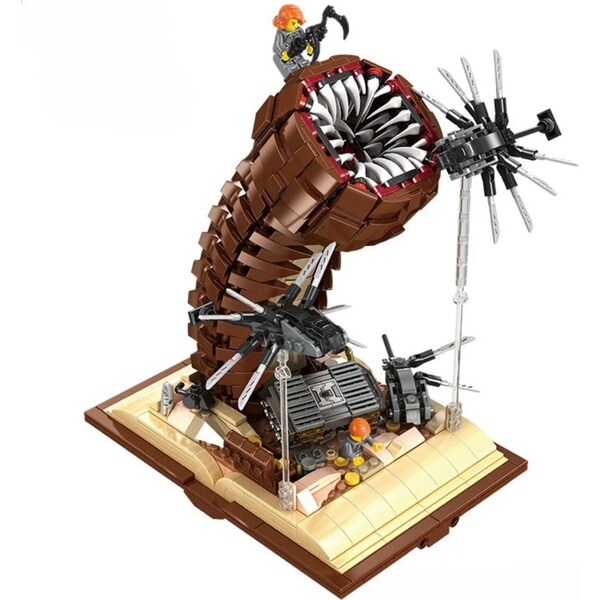 1688Pcs Sandworm Building Blocks Set Suspended Ornithopter Building Blocks Toy Sci-Fi Movie WGC