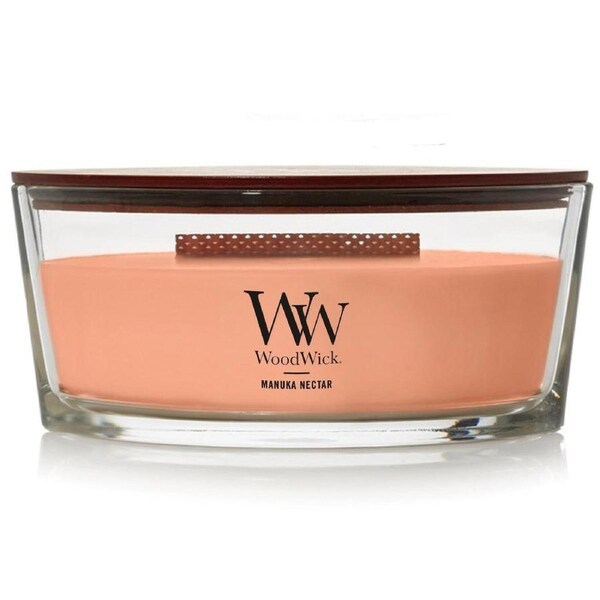 Woodwick Manuka Nectar Candle Crackles As It Burns Ellipse Hearthwick