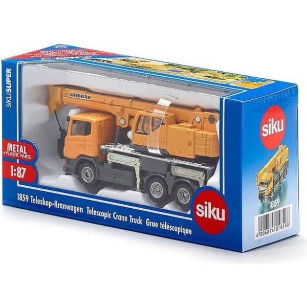 Siku 1:87 Scale Diecast Scania Telescopic Crane Truck Kids 191mm Vehicle Toy 3y+