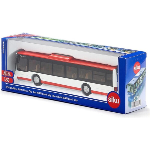 Siku 1:50 Scale Diecast Man Lions City Bus Kids Fun Play 60mm Vehicle Toy 3y+