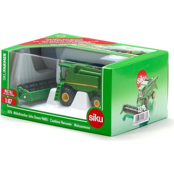 Siku 1:87 Scale Diecast John Deere 9680i Harvester Kids 137mm Vehicle Toy 3y+