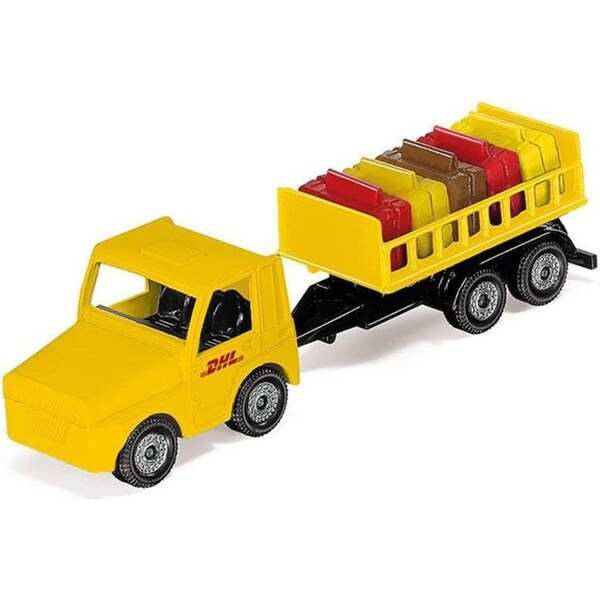 Siku 1:87 Scale Plastic DHL Cargo Aircraft w/ Accessories Kids Play Toy Set 3y+