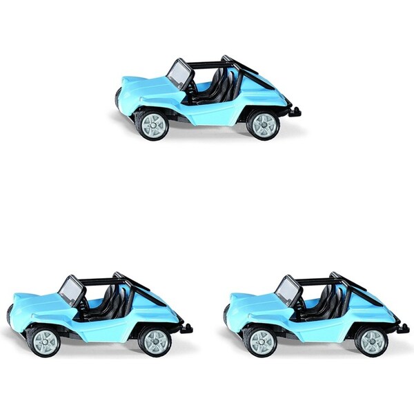 3x Siku 1057 Buggy Car Kids/Children Diecast Vehicle Toy Collectable Blue 3y+