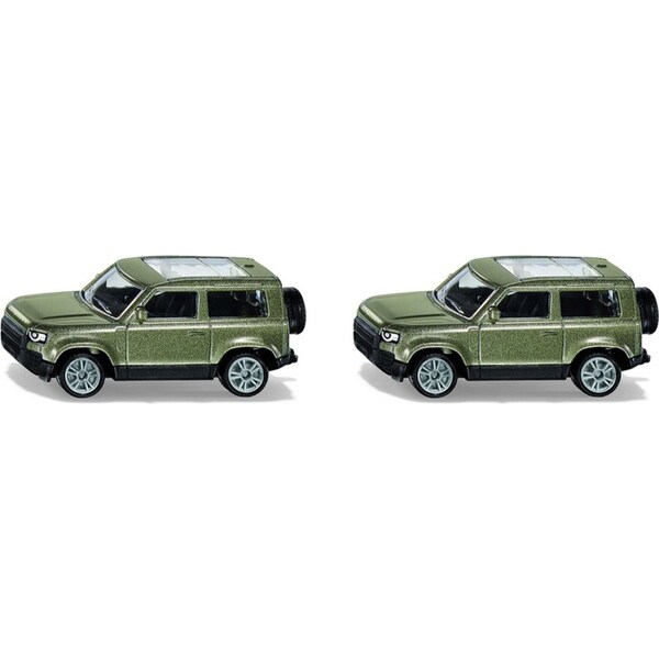 2x Siku 1549 Land Rover Defender 90 P400 AWD Diecast Vehicle Kids 78mm Toy 3y+