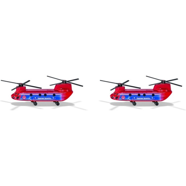 2x Siku Transport Helicopter Diecast Vehicle Kids/Childrens Collectable Toy 3y+