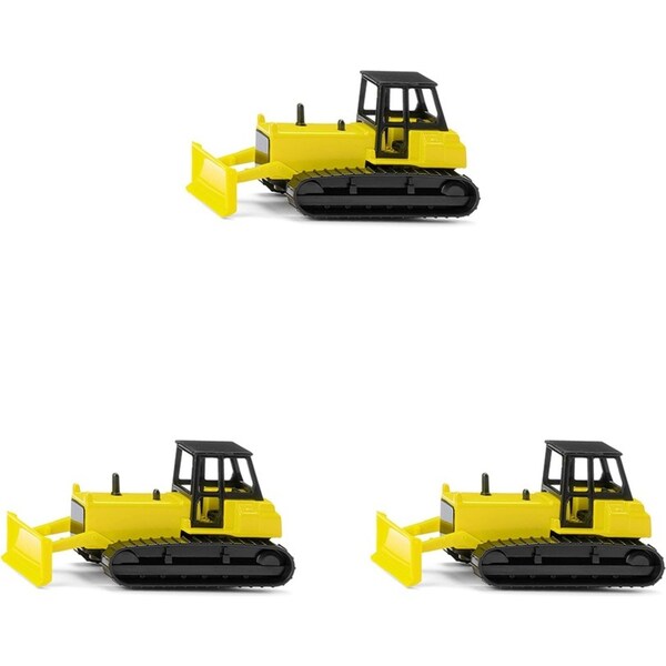 3x Siku Bulldozer/Dozer Construction Vehicle Kids/Children Play Toy Yellow 3y+