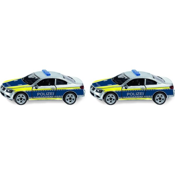 2x Siku BMW M3 Coupe Model Police Diecast Kids/Children Playing Toy Car 3y+