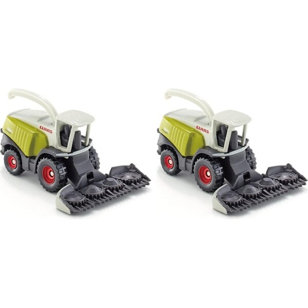 2x Siku 1418 Claas Forage Harvester Combine Vehicle Diecast Kids Play Toy 3y+