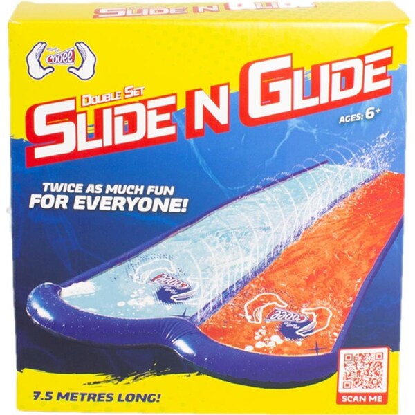 Cooee Slide 'n' Glide Double Water Slide Race Game
