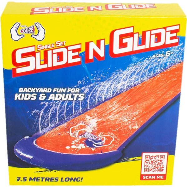 Cooee Slide 'n' Glide Single Water Slide Race Game