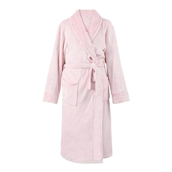 LINENOVA Flannel Robe Night Gown Long Spa Bath Robe For Unisex - S/M