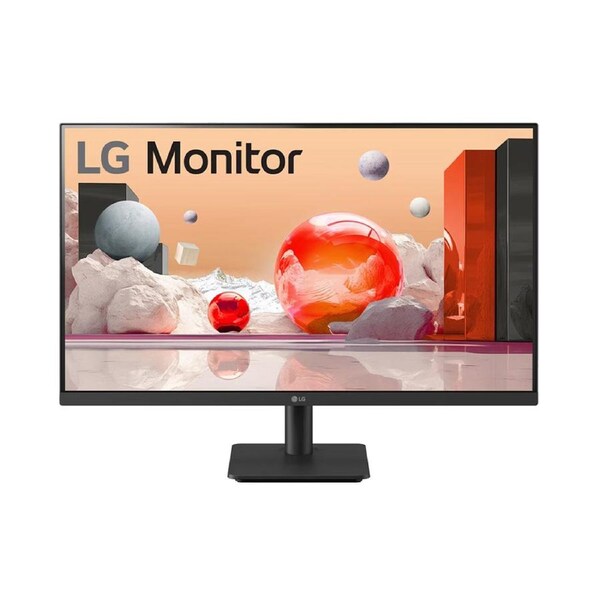 LG 27' IPS FHD 5ms Monitor 100Hz AMD FreeSync 1920x1080 16:9 Tilt Adjustment D-Sub HDMI Reader Mode Black Stabiliser Slim Bezel 3yrs