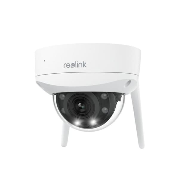 Reolink RLC-843WA Smart 4K IK10 Vandal-Proof Wi-Fi 6 Security Camera with 5X Optical Zoom, 2.4/5 GHz Dual-Band WiFi