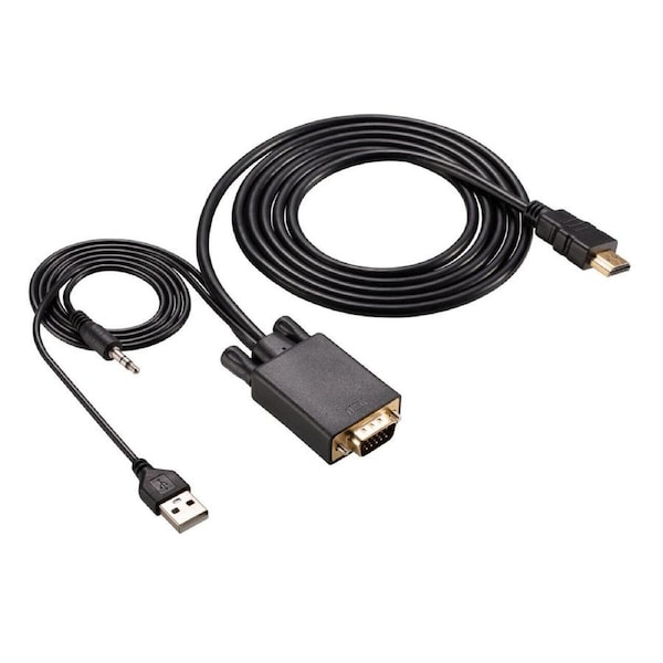SPEED HDMI Male To VGA Male 1.8M. Lifetime Warranty