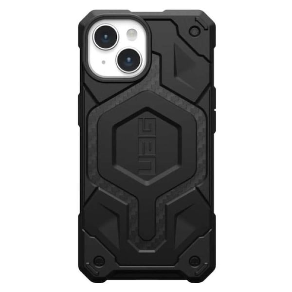 Urban Armor Gear Monarch Pro MagSafe case (Suits iPhone 15) - Black Carbon